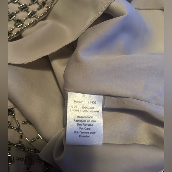 Parker Silver Cocktail NYE Party Spaghetti Strap Dress - Picture 6 of 6